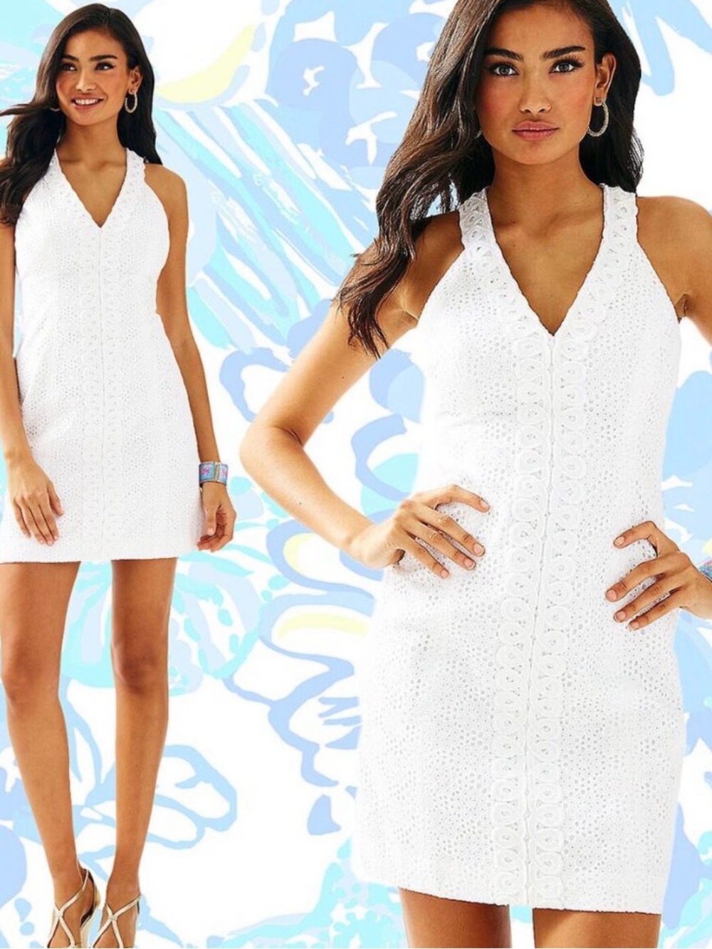 Lilly Pulitzer White Eyelet Dress